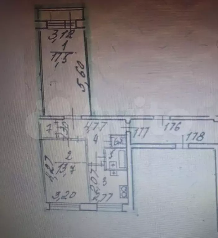 2-к. квартира, 50 м, 7/9 эт. - Фото 0