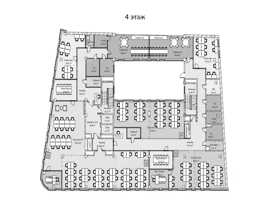 Офис в Санкт-Петербург пер. Щербаков, 17/3 (827 м) - Фото 2