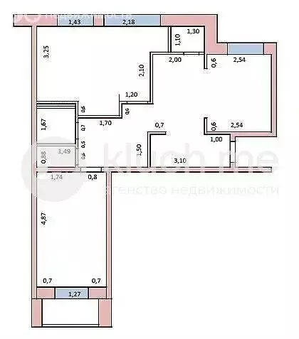 3-комнатная квартира: Казань, проспект Ямашева, 48 (62 м) - Фото 1