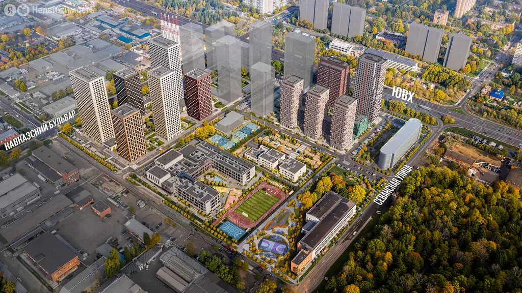 3-комнатная квартира: Москва, жилой комплекс Кавказский Бульвар 51, ... - Фото 2