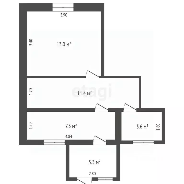 2-к кв. Крым, Симферополь ул. Артиллерийская (40.0 м) - Фото 1
