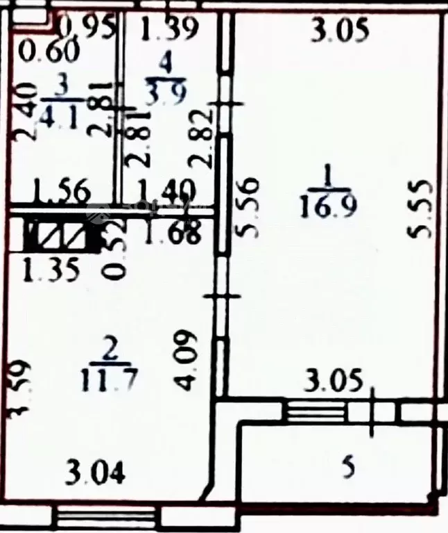 1-к кв. Чувашия, Чебоксары ул. Сергея Бутякова, 5 (36.6 м) - Фото 2