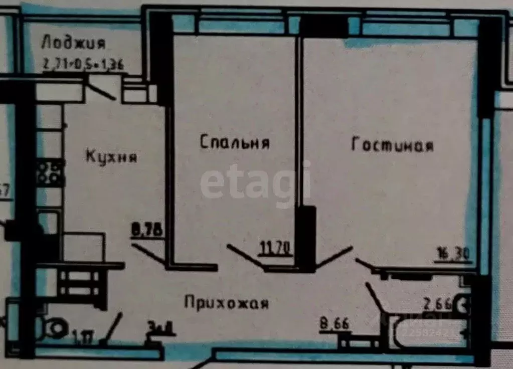 2-к кв. Удмуртия, Ижевск Удмуртская ул., 264А (49.5 м) - Фото 1