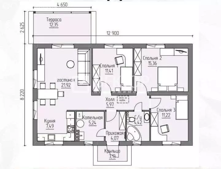 Дом в Ивановский район, Беляницкое сельское поселение, деревня ... - Фото 1