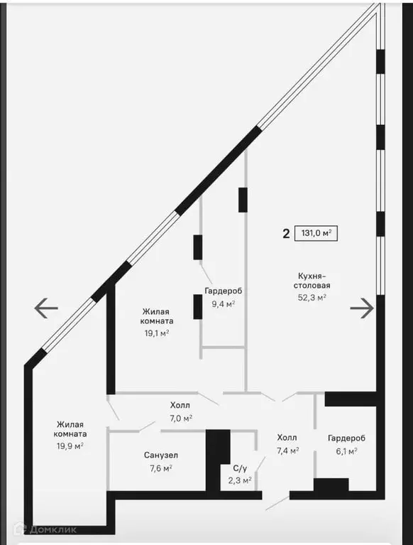 Продаётся 3-к квартира, 131 м - Фото 1