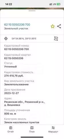 Участок в Рязанская область, Рязанский муниципальный округ, д. ... - Фото 2