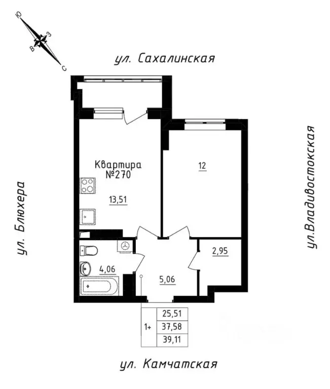 1-к кв. свердловская область, екатеринбург ул. кронштадтская (39.11 м) - Фото 0