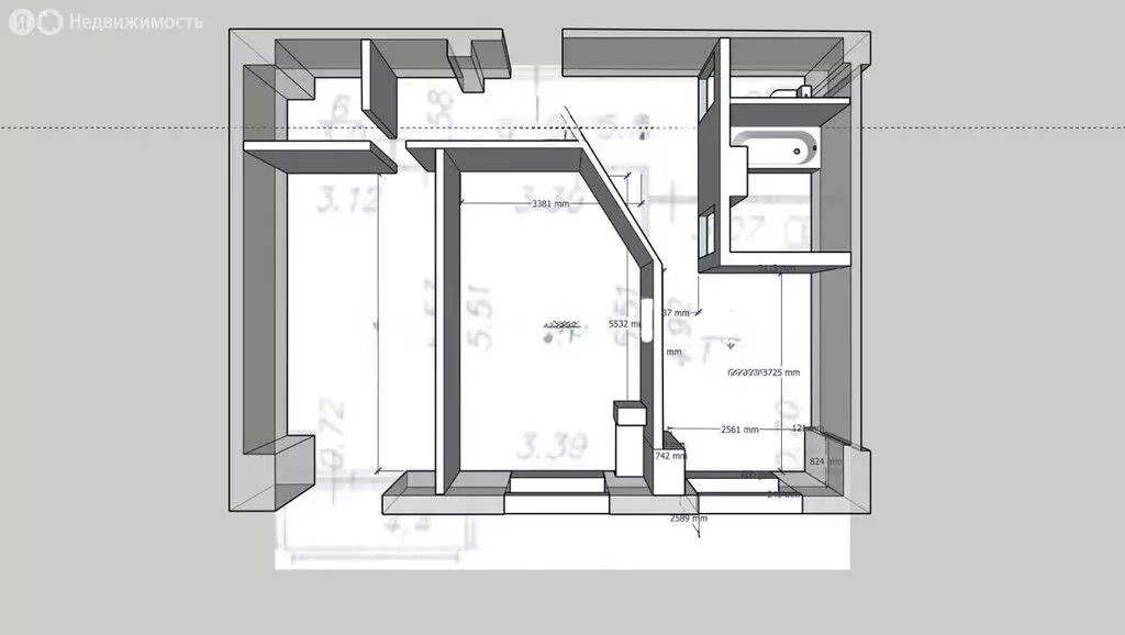 2-комнатная квартира: Пушкин, улица Архитектора Данини, 5 (66.6 м) - Фото 2