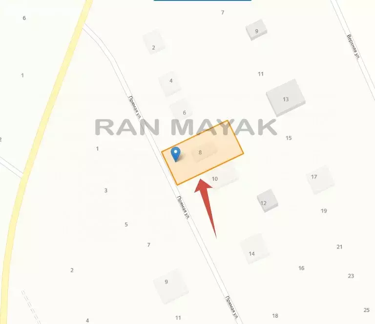 Участок в хутор Северо-Восточные Сады, Прямая улица (8 м) - Фото 1