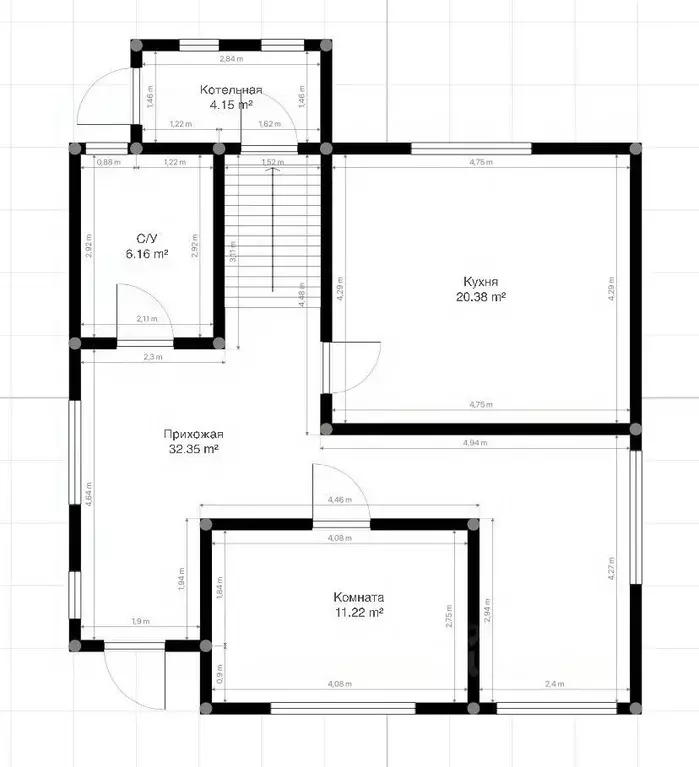 Дом в Кабардино-Балкария, Нальчик городской округ, с. Хасанья ул. ... - Фото 2