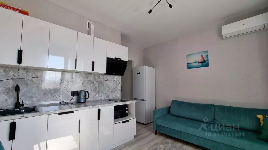 Студия Краснодарский край, Краснодар ул. Ивана Беличенко, 83 (22.0 м) - Фото 0