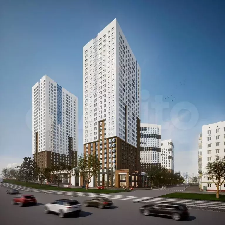 Квартира-студия, 25,2 м, 18/32 эт. - Фото 1