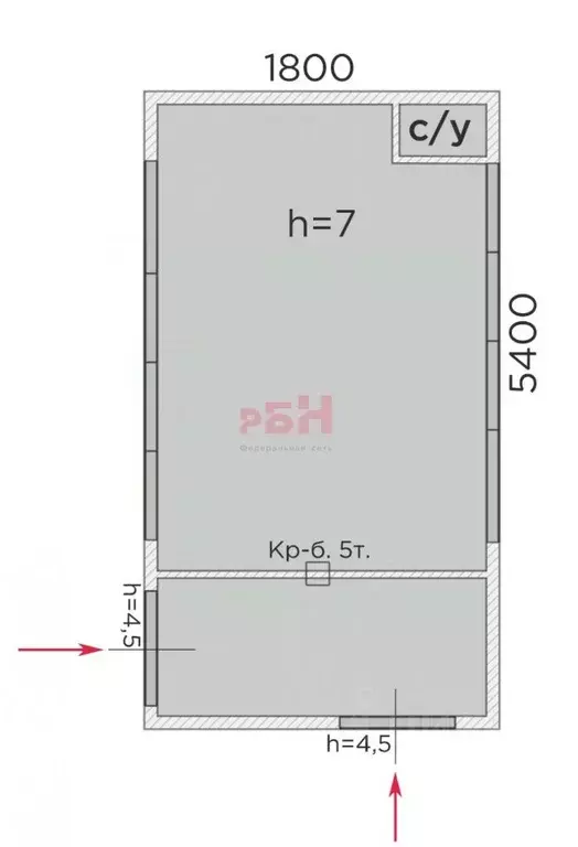 Склад в Тюменская область, Тюмень Антипино мкр, ул. Юности, 97 (990 м) - Фото 2