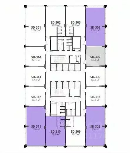 Помещение свободного назначения в Москва Дмитровский проезд, вл1Г (136 ... - Фото 2