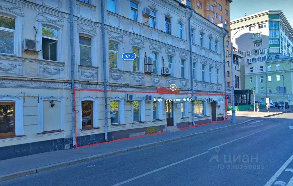 Офис в Москва Садовая-Самотечная ул., 15/1 (110 м) - Фото 1