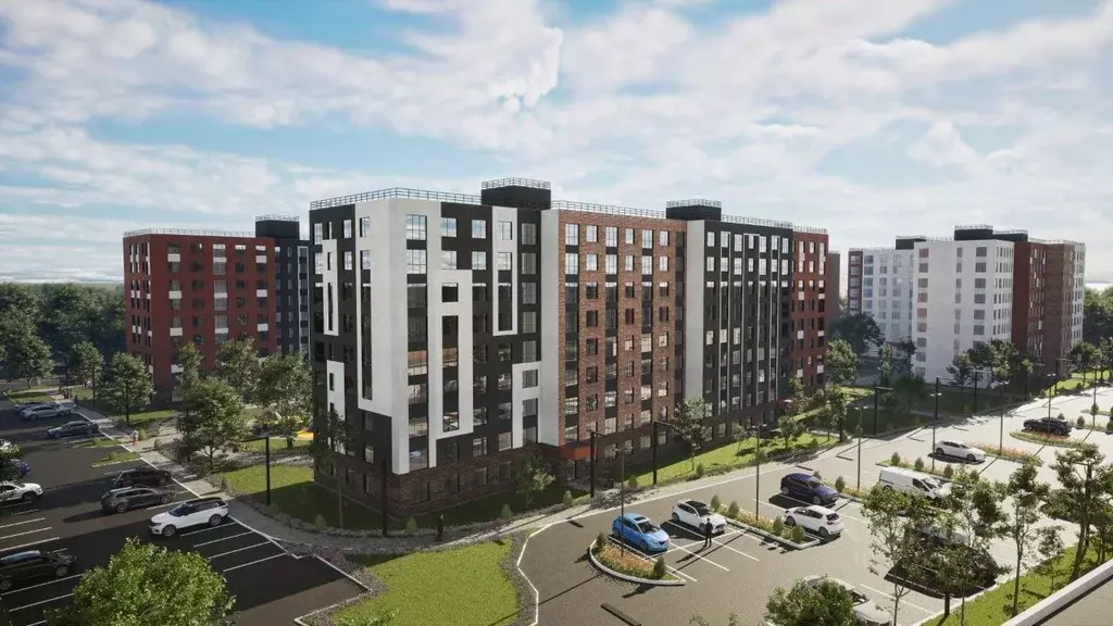 2-к кв. Тульская область, Тула Флагман жилой комплекс (63.08 м) - Фото 2