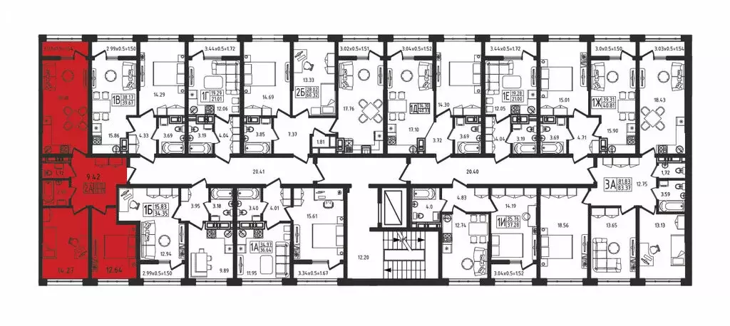 2-комнатная квартира: Республика Адыгея (Адыгея), Майкоп (60.87 м) - Фото 2
