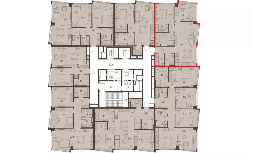 3-комнатная квартира: Москва, ул. Летниковская (90.3 м) - Фото 0