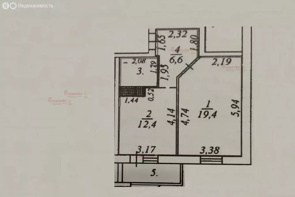 1-комнатная квартира: Арамиль, Октябрьская улица, 153 (42 м) - Фото 0