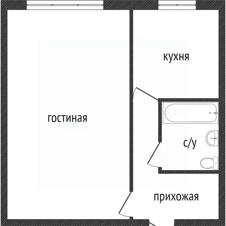 1-к кв. Омская область, Омск Заозерный мкр, ул. Бородина, 4/1 (29.7 м) - Фото 1