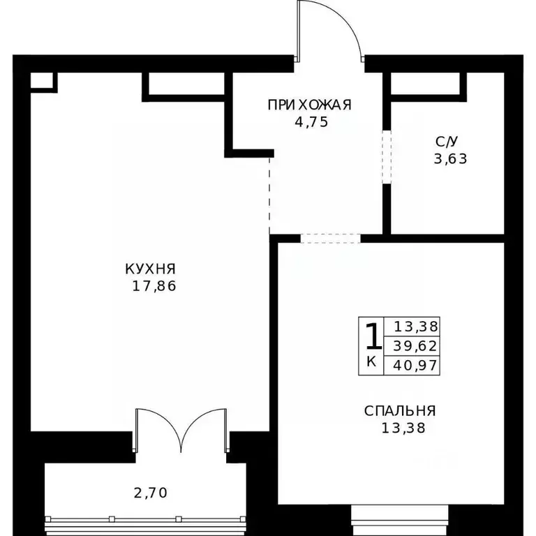 1-к кв. Нижегородская область, Нижний Новгород Ленгородок мкр, Мед ... - Фото 2