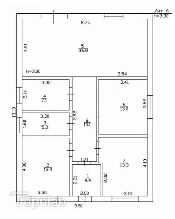 Дом в Краснодарский край, Динской район, с. Красносельское ул. ... - Фото 2