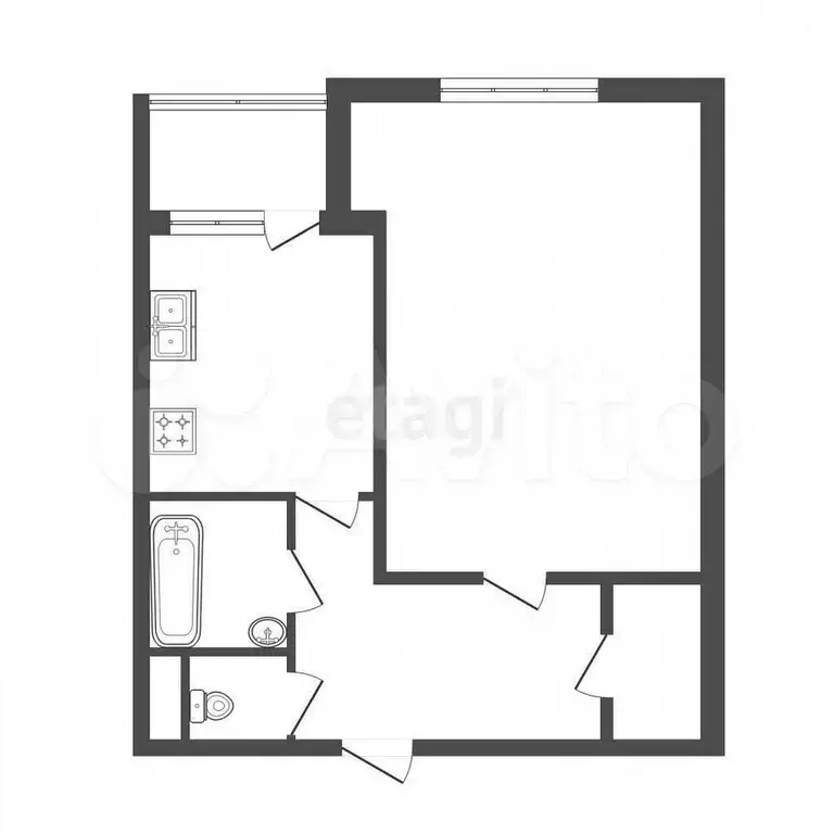2-к. квартира, 88,4 м, 7/7 эт. - Фото 0
