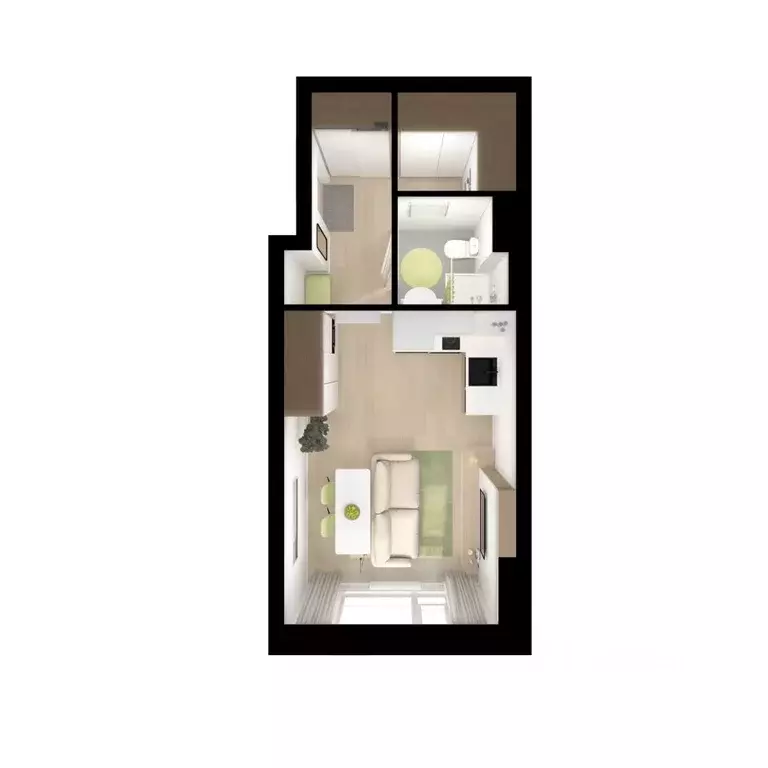 Студия Московская область, Котельники Парковый мкр, Белая Дача Парк ... - Фото 2