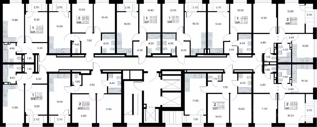 2-к кв. Приморский край, Владивосток ул. Нейбута, 135 (53.2 м) - Фото 2