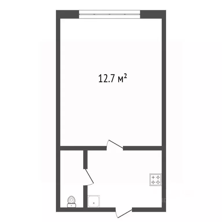 Студия Красноярский край, Красноярск Зеленая Роща мкр, ул. Устиновича, ... - Фото 2
