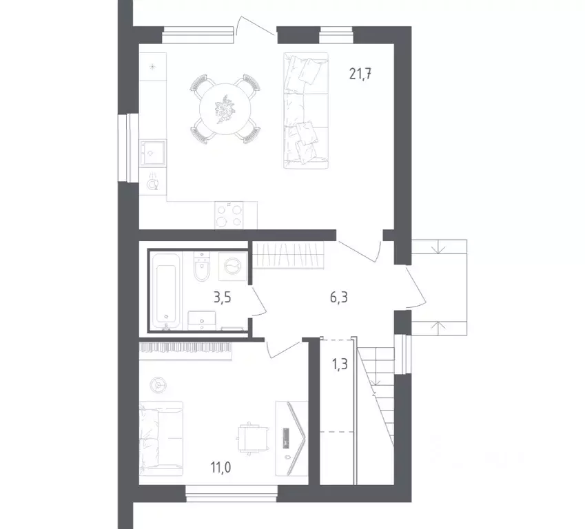 Дом в Московская область, Пушкинский городской округ, с. Семеновское  ... - Фото 1