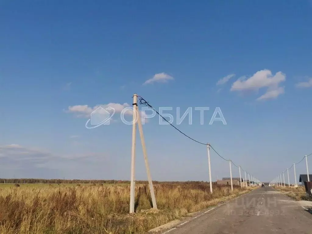 Участок в Тюменская область, Тюменский муниципальный округ, д. Елань ... - Фото 1