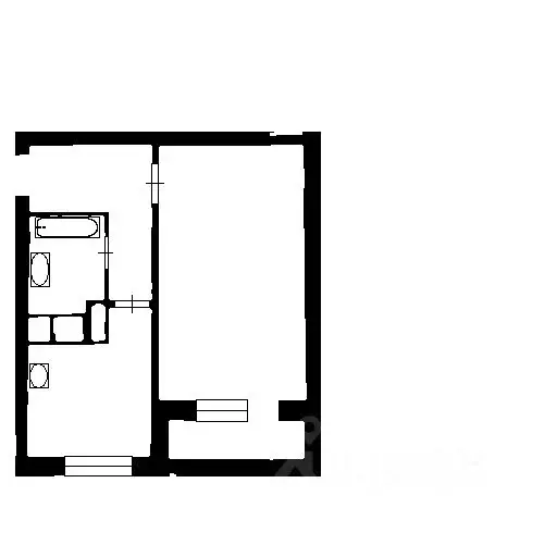 1-к кв. Санкт-Петербург Малая Бухарестская ул., 10к1 (38.2 м) - Фото 2