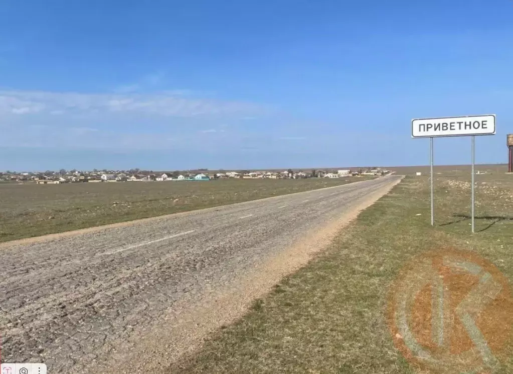 Участок в Крым, Сакский район, Штормовское с/пос, с. Приветное  (6.0 ... - Фото 2