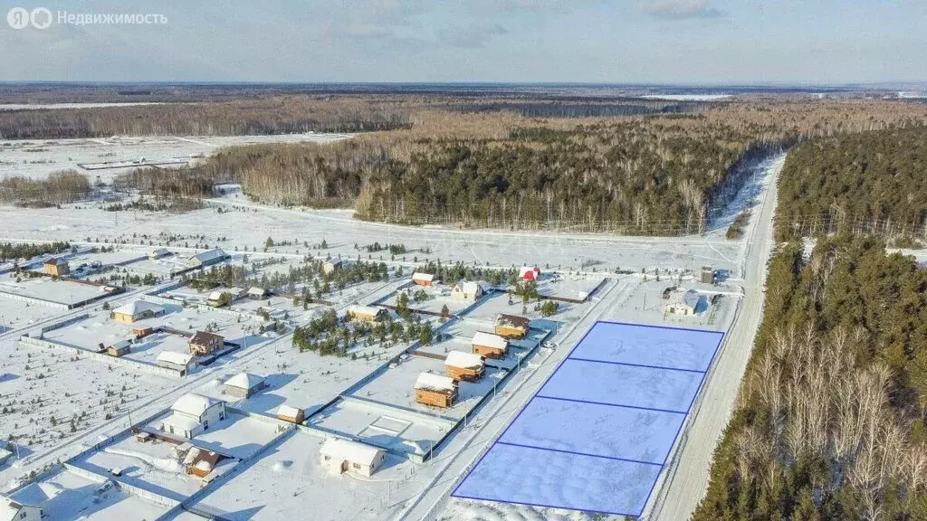 Участок в Тюменский район, коттеджный посёлок Новокаменский (8 м) - Фото 1