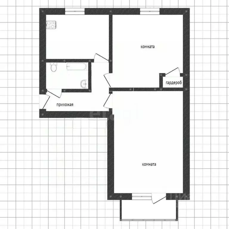 2-к кв. Свердловская область, Нижний Тагил Ленинградский просп., 83 ... - Фото 2