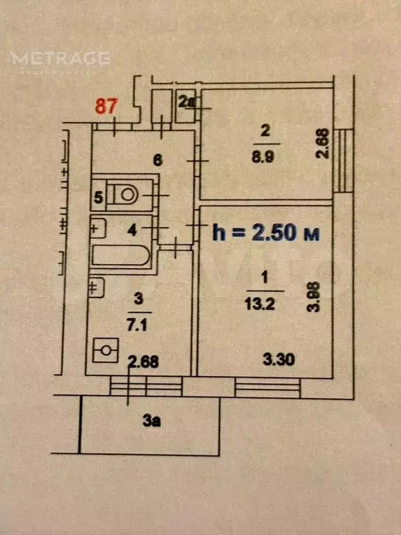 2-к. квартира, 38,2 м, 11/12 эт. - Фото 0