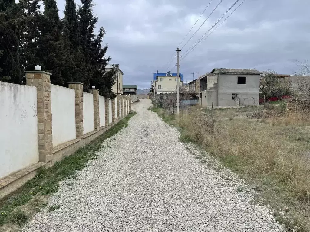 Участок в Крым, Судак муниципальный округ, с. Миндальное, Солнечная ... - Фото 1