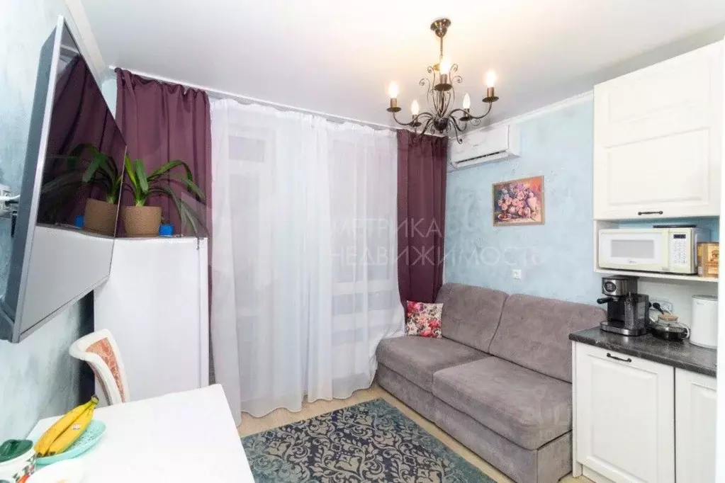 1-к кв. Тюменская область, Тюмень ул. Андрея Бушуева, 2 (34.6 м) - Фото 1