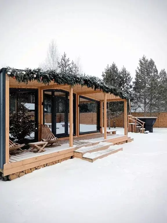 Дом в Тюменская область, Тюменский район, с. Кулига Заречная ул. (45 ... - Фото 1