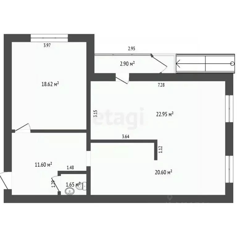 Помещение свободного назначения в Тюменская область, Тюмень ул. ... - Фото 2