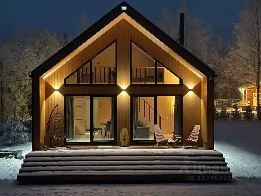 Дом в Ленинградская область, Приозерский район, Красноозерное с/пос, ... - Фото 1