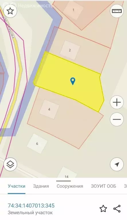 Участок в Миасс, улица Кирова, 2 (7.5 м) - Фото 1