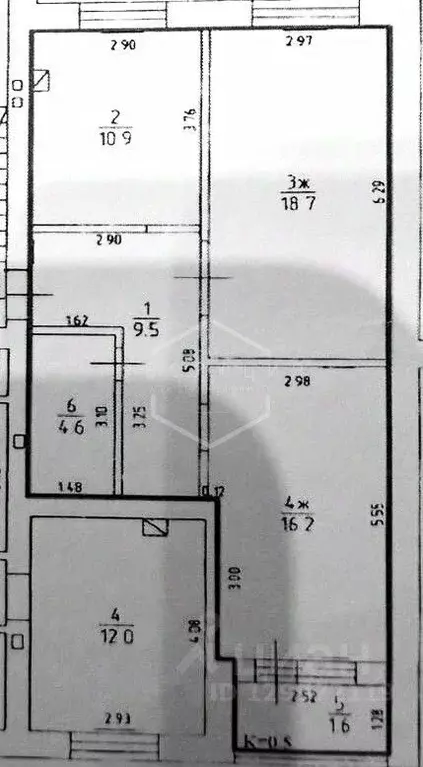 2-к кв. Калининградская область, Калининград ул. Добролюбова, 48 (60.0 ... - Фото 2