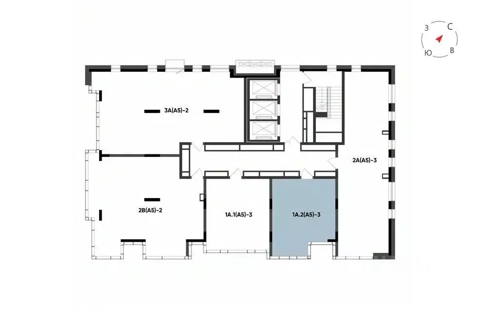 Студия Татарстан, Казань Минтимер жилой комплекс (39.77 м) - Фото 2