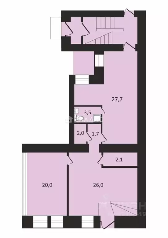 Помещение свободного назначения в Санкт-Петербург ул. Куйбышева, 30 ... - Фото 2