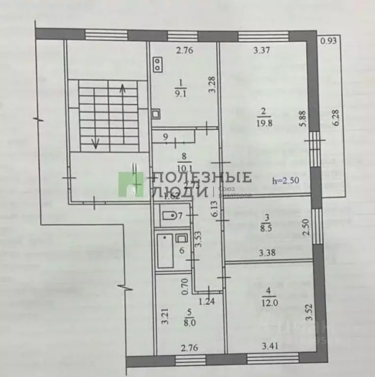 4-к кв. Амурская область, Благовещенск Студенческая ул., 34/1 (71.0 м) - Фото 1