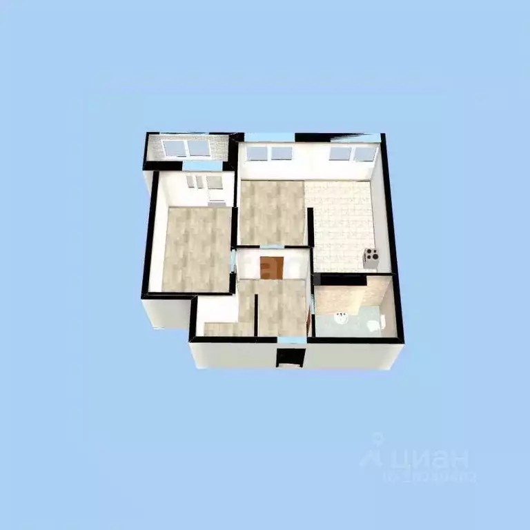 2-к кв. Башкортостан, Уфа ул. Подполковника Недошивина, 11 (61.0 м) - Фото 2