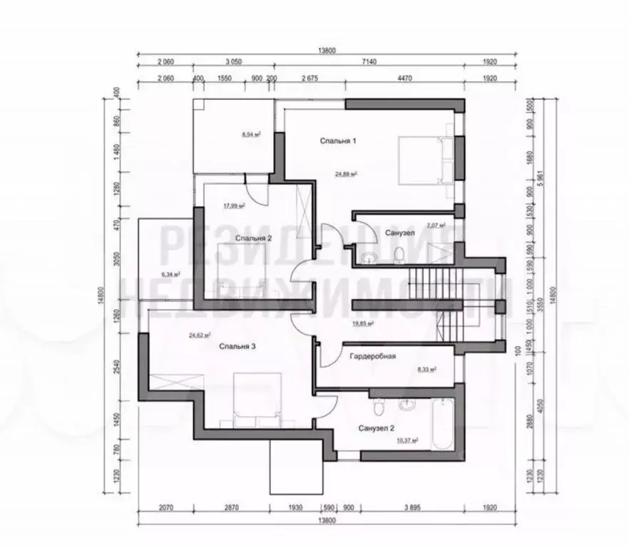 Коттедж в Самарская область, Волжский район, Курумоч с/пос, пос. ... - Фото 2