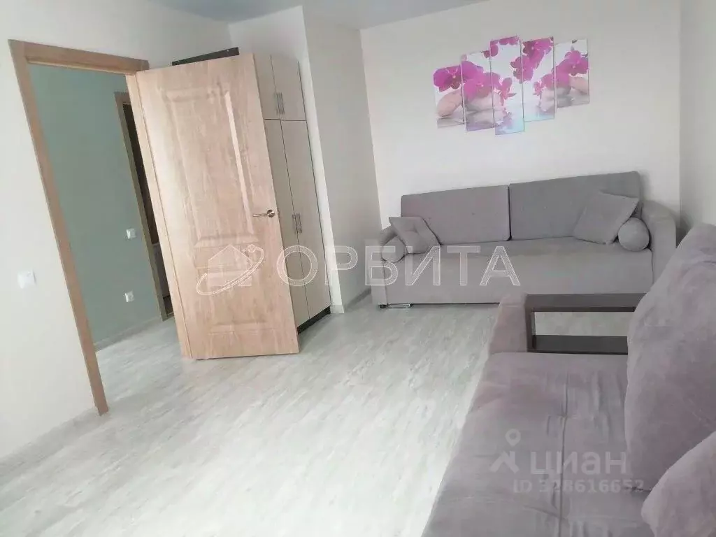 1-к кв. Тюменская область, Тюменский муниципальный округ, д. Патрушева ... - Фото 1